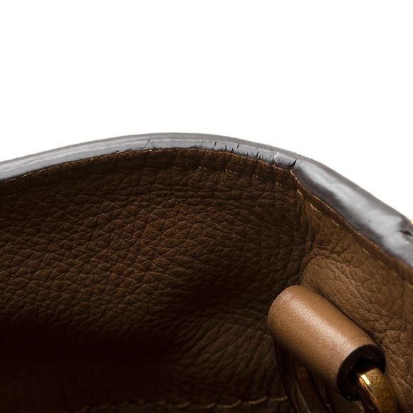 Louis Vuitton Leather Noisette Parnassea Bagatelle Shoulder Bag - Picture 11 of 15